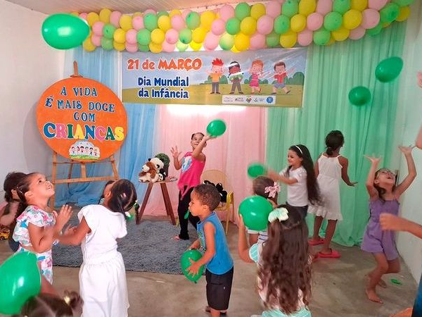 Serraria comemora com diversão e saúde o Dia Mundial da Infância